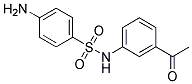 N-(3-ACETYL-PHENYL)-4-AMINO-BENZENESULFONAMIDE 结构式