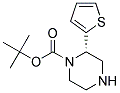 (S)-2-THIOPHEN-2-YL-PIPERAZINE-1-CARBOXYLIC ACID TERT-BUTYL ESTER 结构式
