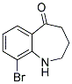 9-BROMO-1,2,3,4-TETRAHYDRO-BENZO[B]AZEPIN-5-ONE 结构式