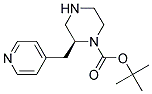 (S)-2-PYRIDIN-4-YLMETHYL-PIPERAZINE-1-CARBOXYLIC ACID TERT-BUTYL ESTER 结构式