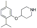 4-(2-ISOPROPYL-5-METHYLPHENOXY)PIPERIDINE 结构式