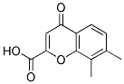 7,8-DIMETHYL-4-OXO-4H-CHROMENE-2-CARBOXYLIC ACID 结构式