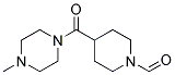 4-(4-METHYLPIPERAZINE-1-CARBONYL)PIPERIDINE-1-CARBALDEHYDE 结构式