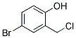 4-BROMO-2-(CHLOROMETHYL)PHENOL 结构式