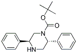 (2R,5S)-2,5-DIPHENYL-PIPERAZINE-1-CARBOXYLIC ACID TERT-BUTYL ESTER 结构式