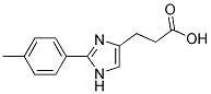 3-(2-P-TOLYL-1H-IMIDAZOL-4-YL)-PROPIONIC ACID 结构式