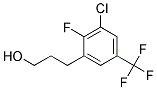 3-(3-CHLORO-2-FLUORO-5-TRIFLUOROMETHYL-PHENYL)-PROPAN-1-OL 结构式