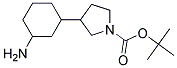 TERT-BUTYL 3-(3-AMINOCYCLOHEXYL)PYRROLIDINE-1-CARBOXYLATE 结构式