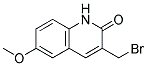 3-BROMOMETHYL-6-METHOXY-1H-QUINOLIN-2-ONE 结构式