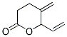 5-METHYLENE-6-VINYL-TETRAHYDRO-PYRAN-2-ONE 结构式