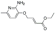 4-(2-AMINO-6-METHYL-PYRIDIN-3-YLOXY)-BUT-2-ENOIC ACID ETHYL ESTER 结构式