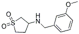 N-(3-METHOXYBENZYL)TETRAHYDROTHIOPHEN-3-AMINE 1,1-DIOXIDE 结构式