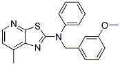 N-(3-METHOXYBENZYL)-7-METHYL-N-PHENYL[1,3]THIAZOLO[5,4-B]PYRIDIN-2-AMINE 结构式