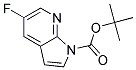 5-FLUORO-PYRROLO[2,3-B]PYRIDINE-1-CARBOXYLIC ACID TERT-BUTYL ESTER 结构式