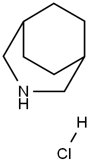 3-AZABICYCLO[3.2.2]NONANE HYDROCHLORIDE 结构式