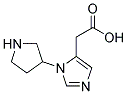 (3-PYRROLIDIN-3-YL-3H-IMIDAZOL-4-YL)-ACETIC ACID 结构式