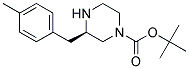 (R)-3-(4-METHYL-BENZYL)-PIPERAZINE-1-CARBOXYLIC ACID TERT-BUTYL ESTER 结构式