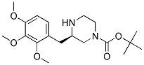 (R)-3-(2,3,4-TRIMETHOXY-BENZYL)-PIPERAZINE-1-CARBOXYLIC ACID TERT-BUTYL ESTER 结构式