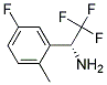 (R)-2,2,2-TRIFLUORO-1-(5-FLUORO-2-METHYL-PHENYL)-ETHYLAMINE 结构式