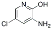 3-AMINO-5-CHLORO-PYRIDIN-2-OL 结构式