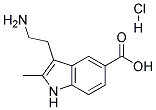 3-(2-AMINOETHYL)-2-METHYLINDOLE-5-CARBOXYLIC ACID HYDROCHLORIDE 结构式