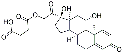 SUCCINIC ACID MONO-[2-((8S,10R,11S,13S,17R)-11,17-DIHYDROXY-10,13-DIMETHYL-3-OXO-6,7,8,9,10,11,12,13,14,15,16,17-DODECAHYDRO-3H-CYCLOPENTA[A]PHENANTHREN-17-YL)-2-OXO-ETHYL] ESTER 结构式