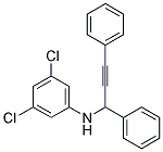 (3,5-DICHLORO-PHENYL)-(1,3-DIPHENYL-PROP-2-YNYL)-AMINE 结构式