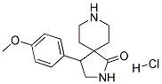 4-(4-METHOXYPHENYL)-2,8-DIAZASPIRO[4.5]DECAN-1-ONE HYDROCHLORIDE 结构式