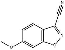 6-甲氧基苯并[D]异噁唑-3-甲腈 结构式