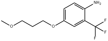 4-(3-METHOXYPROPOXY)-2-(TRIFLUOROMETHYL)ANILINE 结构式