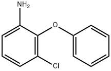 3-氯-2-苯氧基苯胺 结构式