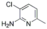 3-CHLORO-6-METHYL-PYRIDIN-2-YLAMINE 结构式