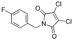 3,4-DICHLORO-1-(4-FLUOROBENZYL)-1H-PYRROLE-2,5-DIONE 结构式