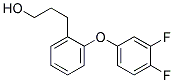 3-[2-(3,4-DIFLUORO-PHENOXY)-PHENYL]-PROPAN-1-OL 结构式