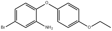 5-BROMO-2-(4-ETHOXYPHENOXY)ANILINE 结构式