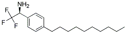 (S)-1-(4-DECYL-PHENYL)-2,2,2-TRIFLUORO-ETHYLAMINE 结构式