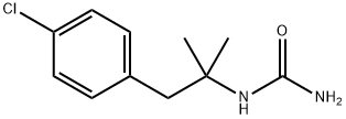 N-(P-CHLORO-ALPHA,ALPHA-DIMETHYL PHENETHYL)UREA 结构式