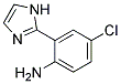4-CHLORO-2-(1H-IMIDAZOL-2-YL)-PHENYLAMINE 结构式
