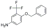 4-(BENZYLOXY)-3-(TRIFLUOROMETHYL)ANILINE 结构式