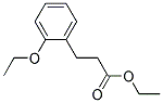 3-(2-Ethoxy-phenyl)-propionic acid ethyl ester 结构式