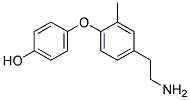 4-[4-(2-Amino-ethyl)-2-methyl-phenoxy]-phenol 结构式