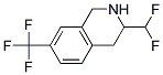 3-Difluoromethyl-7-trifluoromethyl-1,2,3,4-tetrahydro-isoquinoline 结构式