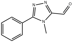 4-METHYL-5-PHENYL-4H-1,2,4-TRIAZOLE-3-CARBALDEHYDE 结构式