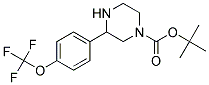 3-(4-TRIFLUOROMETHOXY-PHENYL)-PIPERAZINE-1-CARBOXYLIC ACID TERT-BUTYL ESTER 结构式