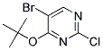 5-BROMO-4-TERT-BUTOXY-2-CHLOROPYRIMIDINE 结构式