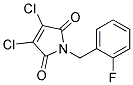 3,4-DICHLORO-1-(2-FLUOROBENZYL)-1H-PYRROLE-2,5-DIONE 结构式