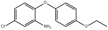 5-氯-2-(4-乙氧基苯氧基)苯胺 结构式