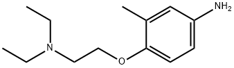 N-[2-(4-AMINO-2-METHYLPHENOXY)ETHYL]-N,N-DIETHYLAMINE 结构式