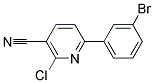6-(3-BROMO-PHENYL)-2-CHLORO-NICOTINONITRILE 结构式