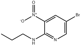 5-BROMO-3-NITRO-2-PROPYLAMINOPYRIDINE 结构式